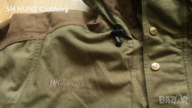 Northpeak Waterproof Jacket размер XL за лов яке водонепромокаемо в мъхеста безшумна материя - 1448, снимка 4 - Екипировка - 52436370