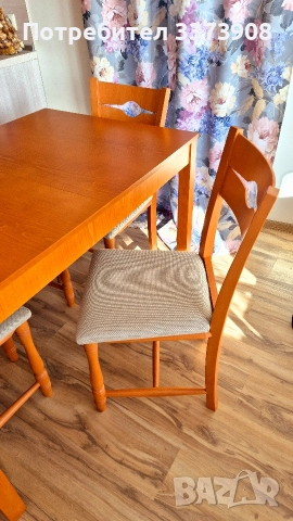Трапезна маса и столове , снимка 2 - Столове - 52860531