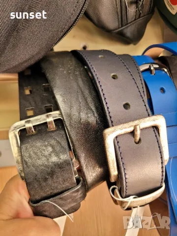 естествена кожа колани- унисекс модели ( от 115- 135 см ), снимка 4 - Колани - 50362788