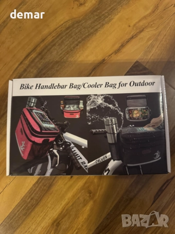 Чанта за кормило на велосипед, 5-литрова изолирана чанта, чанта за обяд, хладилна чанта, снимка 10 - Аксесоари за велосипеди - 52097289