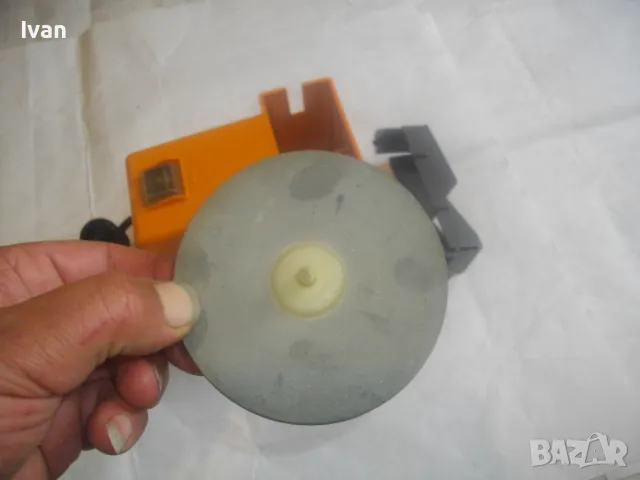 HANNING НЕМСКИ ОРИГИНАЛЕН ЕЛЕКТРИЧЕСКИ МИНИ ШМИРГЕЛ ЗА ВОДНО/СУХО ШЛАЙФАНЕ БАВНА СКОРОСТ 45W Ф100мм, снимка 16 - Други инструменти - 49623693