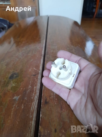 Стар електрически преход шуко, снимка 2 - Други ценни предмети - 53418115