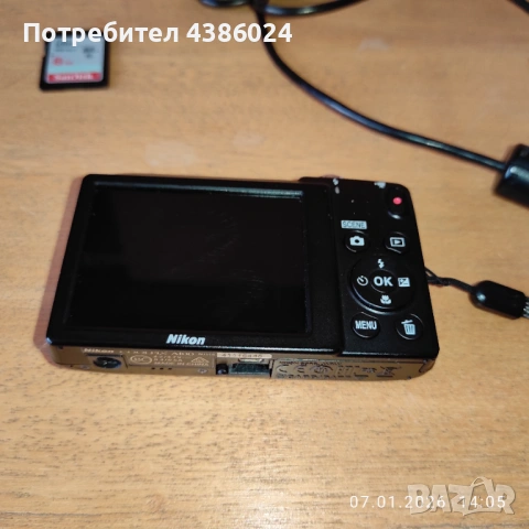 NIKON COOLPIX A100+8 GB KAРТА+КАЛЪФ+ЗАРЯДНО+ЛЕНТА, снимка 4 - Фотоапарати - 53020282