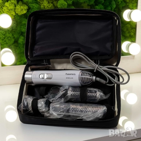 Taurus Model Air 1200W – Сешоар-четка за перфектна прическа у дома