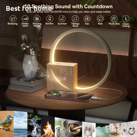 Будилник Sunrise, светлина за събуждане, помощ за сън, снимка 4 - Друга електроника - 51121459