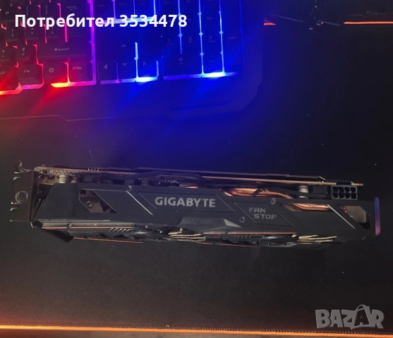 Gpu gigabyte aourus radeon rx580 8g, снимка 5 - Видеокарти - 53064263