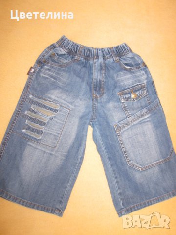 Къси дънкови панталони, снимка 1 - Детски къси панталони - 27349911