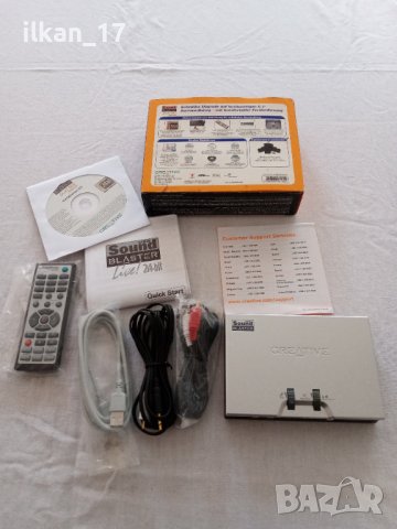 Звукова външна карта Creative Sound Blaster Live 24bit External НОВА!, снимка 5 - Аудиосистеми - 39161427