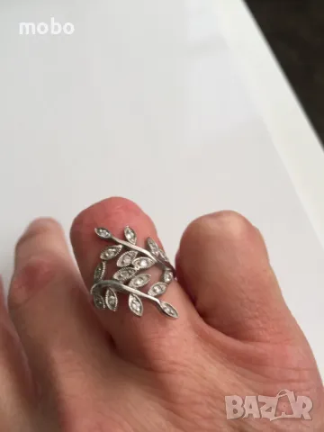 Красив сребърен пръстен с цирконий, тегло 3.12г , проба 925. , снимка 6 - Пръстени - 49673869