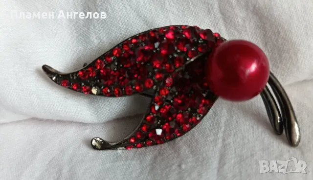 дамска брошка, снимка 3 - Други - 49781969