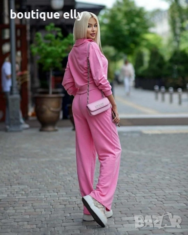 дамски комплект- черно,бяло,розово, бежово