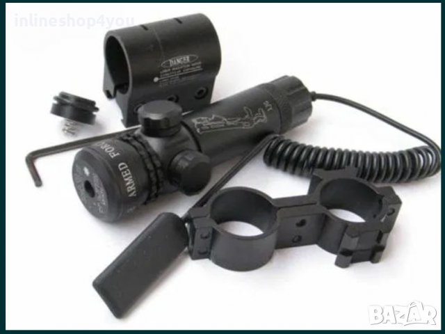 Прецизен светлинен лазерен мерник прицел за лов и хоби, снимка 4 - Оборудване и аксесоари за оръжия - 36771115
