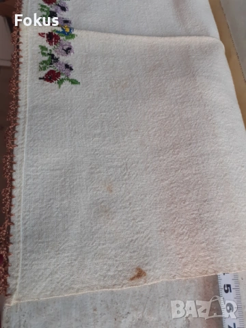 Каре бродерия шевица фолклор, снимка 4 - Антикварни и старинни предмети - 53413108