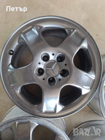 ОРИГИНАЛНИ АЛУМИНИЕВИ ДЖАНТИ МЕРЦЕДЕС ML /W163/-5x112х66.6-17цола, снимка 4 - Гуми и джанти - 51118425