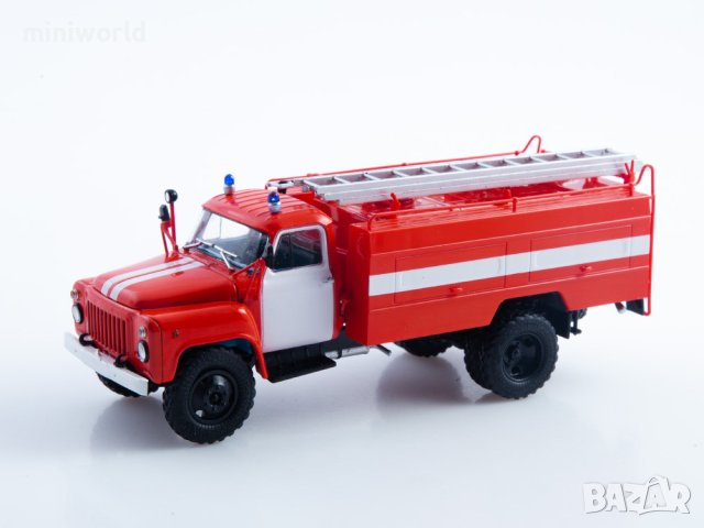 ГАЗ-53 AC-30-106Г пожарна - мащаб 1:43 на АвтоИстория моделът е нов в кутия, снимка 5 - Колекции - 43634855