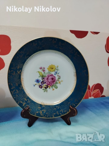 порцеланови чинии Чехословакия , снимка 4 - Чинии - 53329730