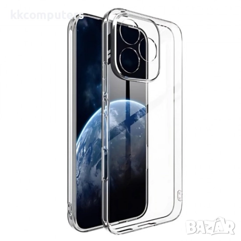 Силиконов кейс MBX 2mm и Протектор За Honor 400 Lite, Прозрачен