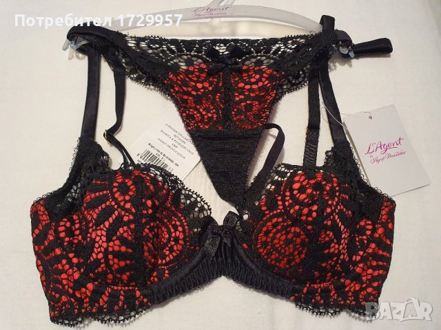 СЕКСИ Сутиен и прашки L'Agent By Agent Provocateur S-UK 32B, снимка 3 - Корсети, бюстиета, топове - 39161903