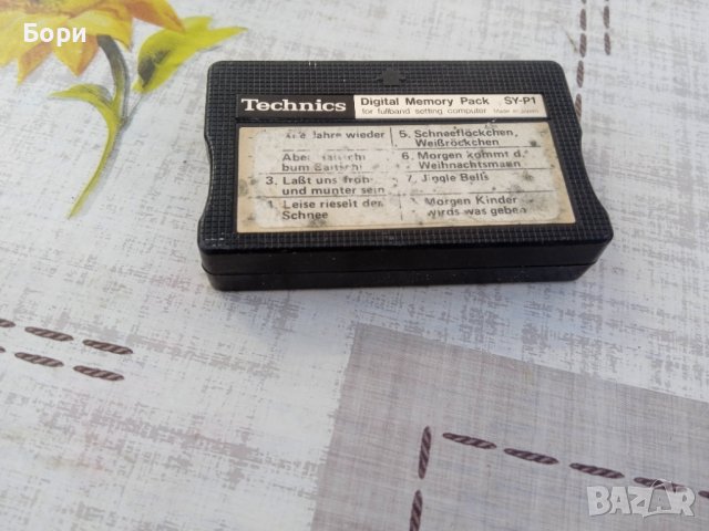 Technics SY-P1 Digital Memory Pack Card, снимка 5 - Синтезатори - 40146254