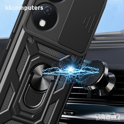 Honor X7b Удароустойчив Ring Holder Калъф и Протектор, снимка 5 - Калъфи, кейсове - 53438855