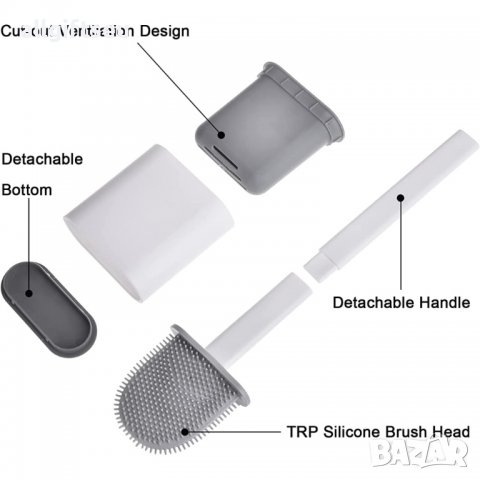 силиконова четка за тоалетна с гъвкава глава , снимка 8 - Други - 40032850