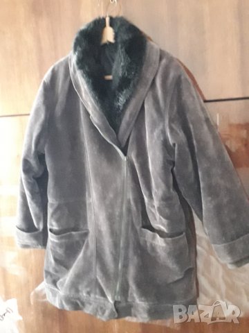 Дамско палто зимно с кожена яка р-р L-XL, снимка 3 - Палта, манта - 26830712
