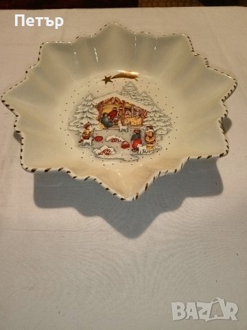 Коледно плато /Рождество Христово/-внос Германия, снимка 1