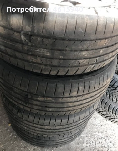 ОРИГИНАЛНИ 4бр алуминиеви джанти за AUDI АУДИ 5х112 + гуми 7мм грайфер 205/55/16 DOT 0318 , снимка 4 - Гуми и джанти - 52005196