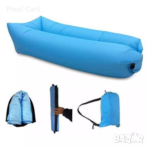 Самонадуваемо водоустойчиво легло Air Bed+ подарък раничка, снимка 5 - Други стоки за дома - 44860374
