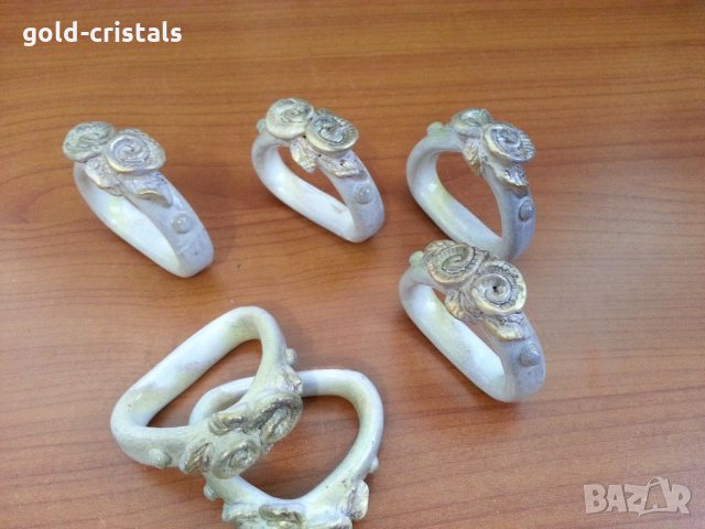  рингове пръстени халки за салфетки, снимка 4 - Антикварни и старинни предмети - 34571259
