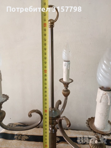 Винтидж настолна лампа, снимка 3 - Настолни лампи - 51878703