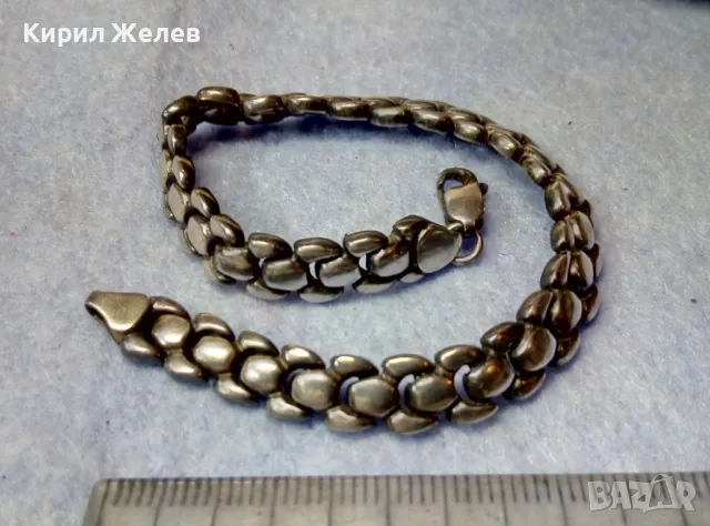 Стара СРЕБЪРНА ГРИВНА СРЕБРО ВИСОКА ПРОБА ЗДРАВА РЯДКА РЕТРО ПЛЕТКА РЪЧНА МАЙСТОРСКА ИЗРАБОТКА 20285