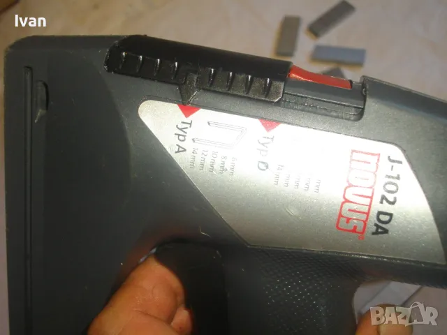 6-14 мм Немски Електрически Дърводелски Тапицерски ТАКЕР NOVUS J-102 DA Скоби 8-14 мм, снимка 15 - Други инструменти - 47457711