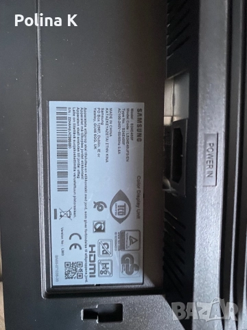 Монитор Samsung S24E450F, снимка 2 - Монитори - 52405595