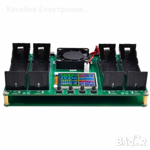 Тестер за капацитет на батерии 4 x 18650 с USB-C, снимка 2 - Друга електроника - 49878650