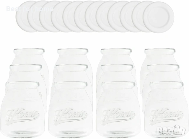 Машина за кисело мляко H.Koenig ELY120 – 12 стъклени буркана, LCD дисплей, снимка 3 - Други - 53020950