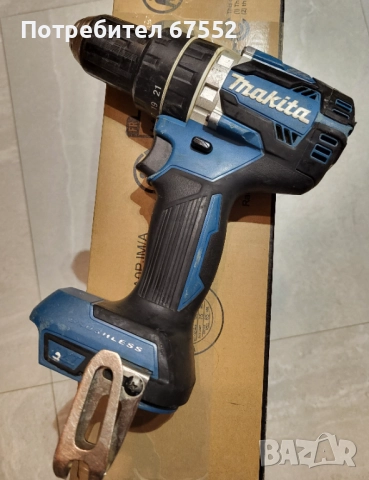 Безчетков ударен винтоверт Makita DHP484. Само тяло. 55€ (цената е крайна!)