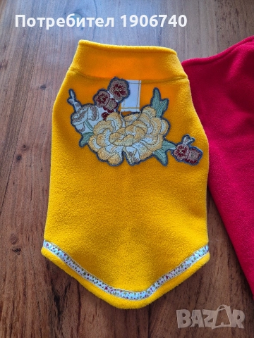 Дрешки от полар за кученца, снимка 3 - За кучета - 52810385