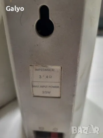 Сателитни тонколони 20 watt 4 Ohm, снимка 4 - Тонколони - 48447479