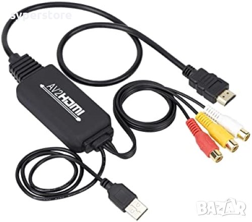 Преобразувател от HDMI към 3 Чинча Digital One SP00399 преходник HDMI - 3RCA