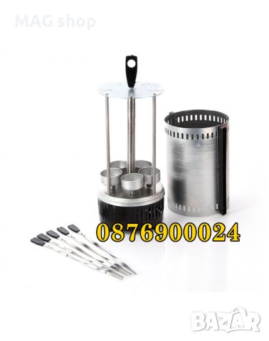 ПРОМО! Машина уред за шишчета Автоматично въртене на шишовете Грил, снимка 2 - Други - 43687135