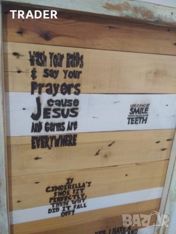 Дървено пано декорация, снимка 3 - Пана - 35216114