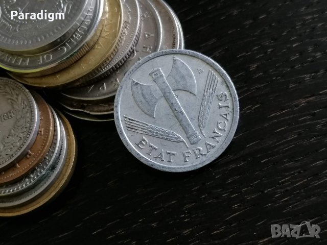 Mонета - Франция - 1 франк | 1942г., снимка 2 - Нумизматика и бонистика - 28667027
