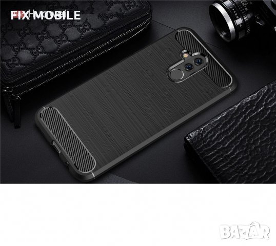 Huawei Mate 20 Lite карбон силиконов гръб / кейс, снимка 5 - Калъфи, кейсове - 24930369