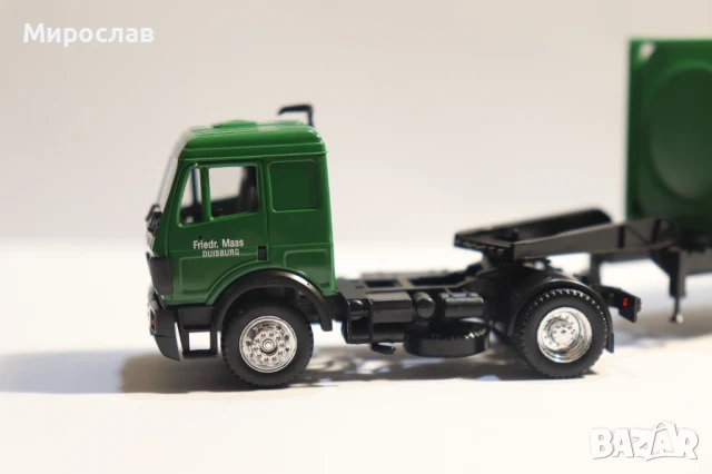 HERPA H0 1/87 MERCEDES ВЛЕКАЧ KАМИОН МОДЕЛ TIR ЦИСТЕРНА, снимка 2 - Колекции - 51145874
