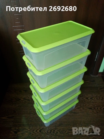 Нови прозрачни кутии за съхранение/цени в описанието , снимка 11 - Други стоки за дома - 49009812