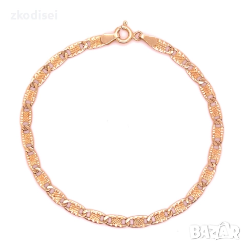 Златна дамска гривна 2,12гр. 18,5см. 14кр. проба:585 модел:34638-6