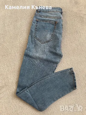 Дамски Сини дънки, М размер, снимка 2 - Дънки - 48548639