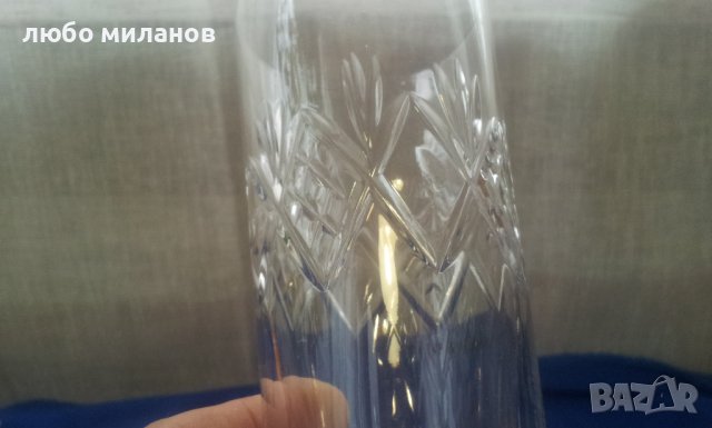 Кристални чаши за безалкохолно, вода, гравюра, 6 бр, снимка 4 - Чаши - 38734481