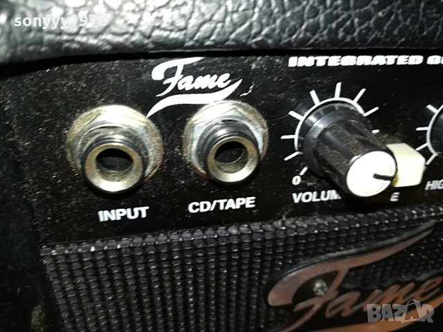 fame pl-10 amplifier 23х23х14см 2806212047, снимка 5 - Ресийвъри, усилватели, смесителни пултове - 33361117